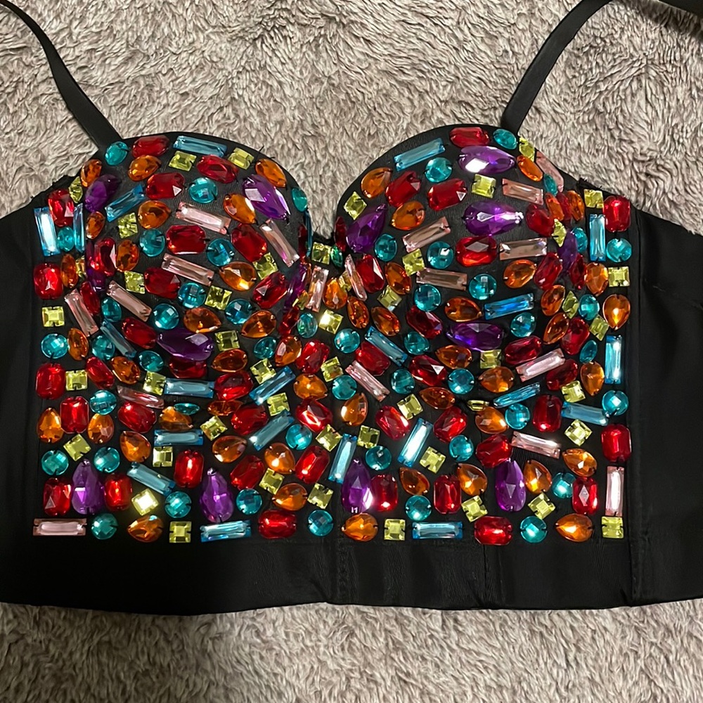 Bustier with gems 💎